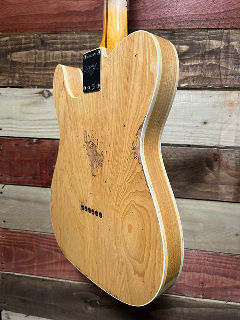 Fender Custom Shop 59' Custom "Esquire" Telecaster Relic Maple Neck 2023 - Natural