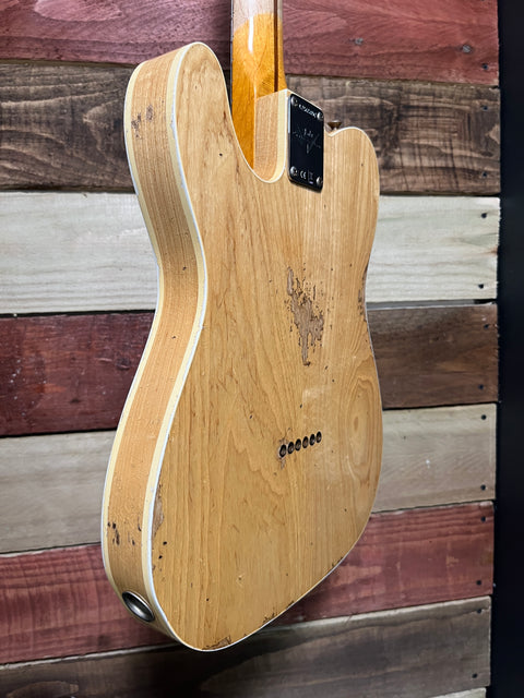 Fender Custom Shop 59' Custom "Esquire" Telecaster Relic Maple Neck 2023 - Natural