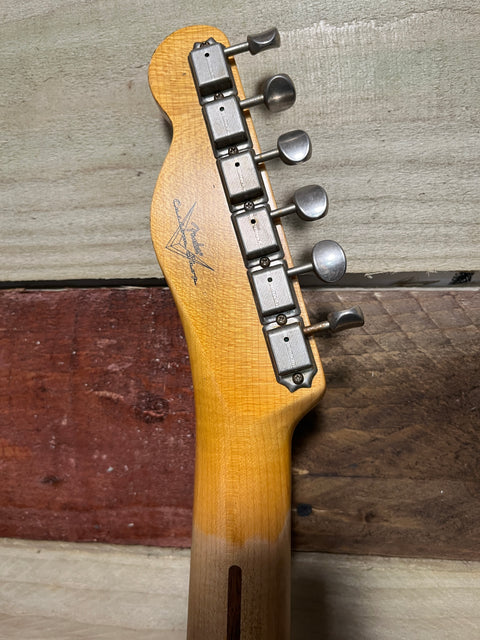 Fender Custom Shop 59' Custom "Esquire" Telecaster Relic Maple Neck 2023 - Natural
