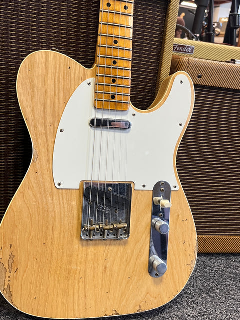 Fender Custom Shop 59' Custom "Esquire" Telecaster Relic Maple Neck 2023 - Natural