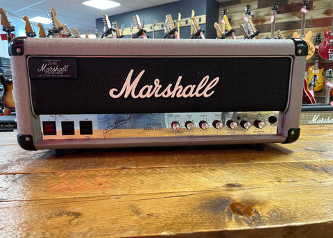 Marshall JCM25/50 "Silver Jubilee" Model 2553 2-Channel 50-Watt Guitar Amp Head 1988 - Silver