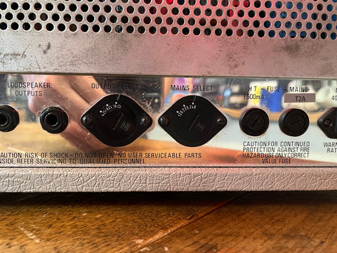 Marshall JCM25/50 "Silver Jubilee" Model 2553 2-Channel 50-Watt Guitar Amp Head 1988 - Silver