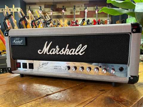 Marshall JCM25/50 "Silver Jubilee" Model 2553 2-Channel 50-Watt Guitar Amp Head 1988 - Silver