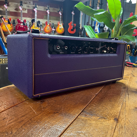 Ceriatone "Lightning" Matchless Clone Criatone Britsh Tone 18 Watt EL84-ECC-83S AllTube amplifier head 2015 - Purple