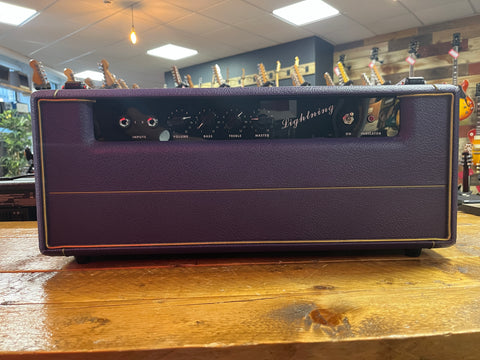 Ceriatone "Lightning" Matchless Clone Criatone Britsh Tone 18 Watt EL84-ECC-83S AllTube amplifier head 2015 - Purple