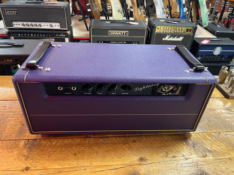 Ceriatone "Lightning" Matchless Clone Criatone Britsh Tone 18 Watt EL84-ECC-83S AllTube amplifier head 2015 - Purple