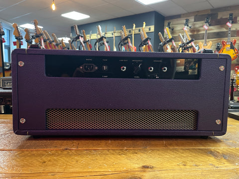 Ceriatone "Lightning" Matchless Clone Criatone Britsh Tone 18 Watt EL84-ECC-83S AllTube amplifier head 2015 - Purple