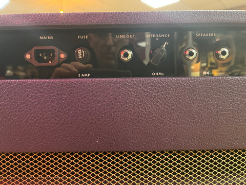 Ceriatone "Lightning" Matchless Clone Criatone Britsh Tone 18 Watt EL84-ECC-83S AllTube amplifier head 2015 - Purple