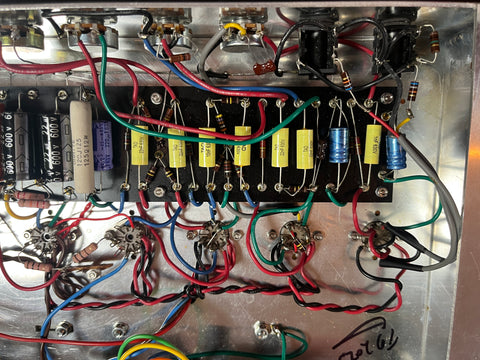 Ceriatone "Lightning" Matchless Clone Criatone Britsh Tone 18 Watt EL84-ECC-83S AllTube amplifier head 2015 - Purple