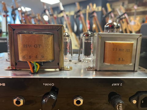 Ceriatone "Lightning" Matchless Clone Criatone Britsh Tone 18 Watt EL84-ECC-83S AllTube amplifier head 2015 - Purple