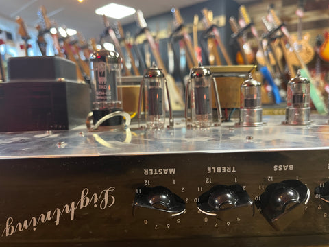 Ceriatone "Lightning" Matchless Clone Criatone Britsh Tone 18 Watt EL84-ECC-83S AllTube amplifier head 2015 - Purple