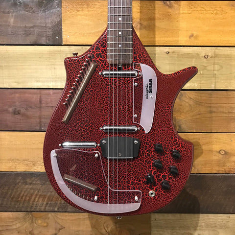 Jerry Jones Master Sitar Coral Burst 2007