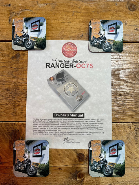 Fulltone Ranger N.O.S. OC75 Custom Shop Rangemaster-Style Pedal