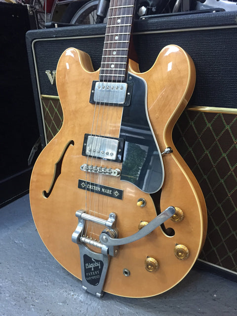 Gibson ES-335 1958 Custom Reissue Natural Bigsby 2016