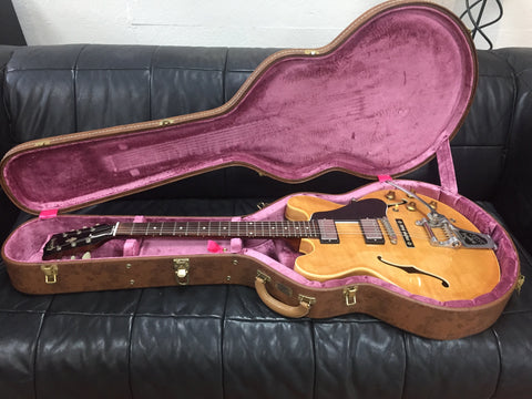 Gibson ES-335 1958 Custom Reissue Natural Bigsby 2016