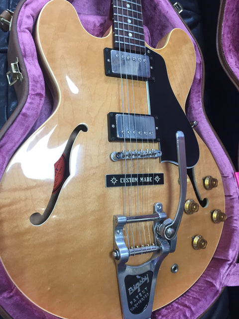 Gibson ES-335 1958 Custom Reissue Natural Bigsby 2016