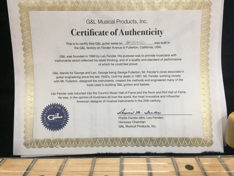 G&L Fullerton Deluxe ASAT Special USA