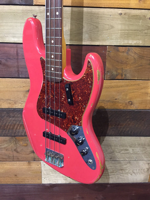 Fender Jazz Bass Custom Shop Relic Fiesta Red 2015