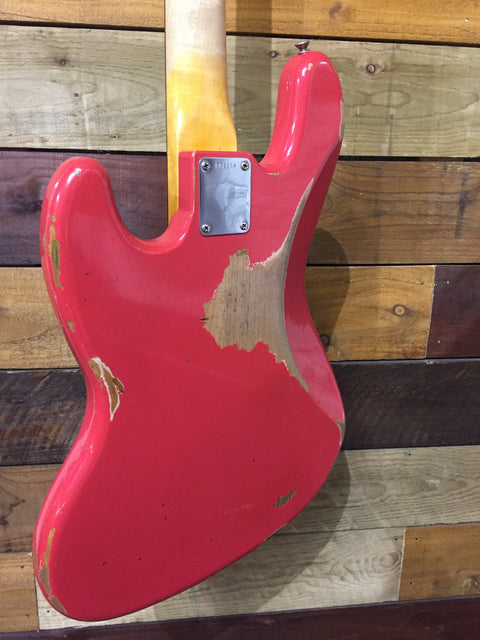 Fender Jazz Bass Custom Shop Relic Fiesta Red 2015