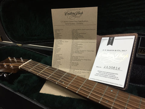 Martin 000-14 Fret Custom Shop Black Walnut 2019