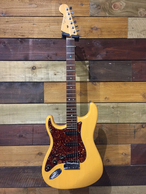 Fender American Deluxe Stratocaster Butterscotch Left Hand 2003