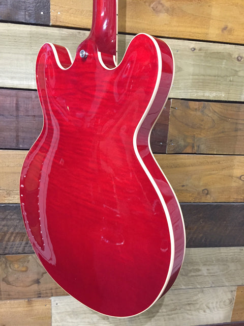 Gibson ES-335 Figured Top Block Inlay Cherry Memphis 2015
