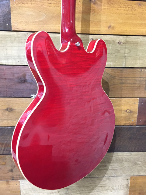 Gibson ES-335 Figured Top Block Inlay Cherry Memphis 2015