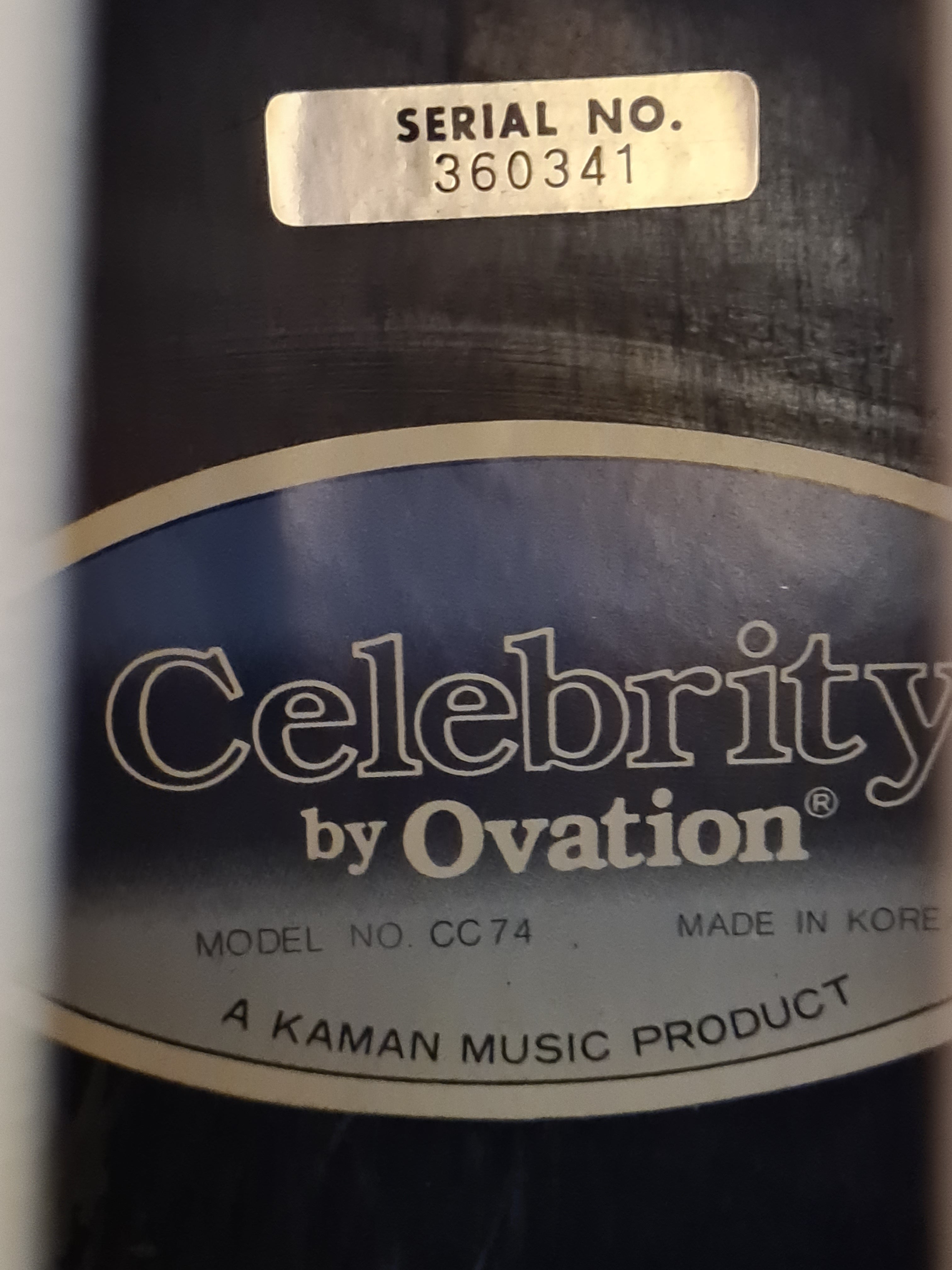 Ovation Celebrity CC74 Acoustic Bass MotoMusic