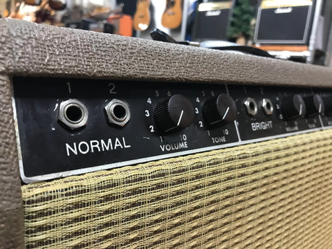 Fender Deluxe 6G3 Brownface 20-Watt 1x12" Guitar Combo 1962