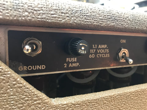 Fender Deluxe 6G3 Brownface 20-Watt 1x12" Guitar Combo 1962