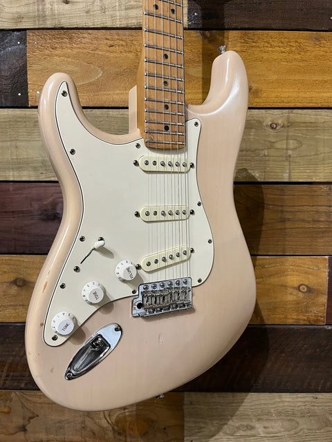 Fender USA Stratocaster Custom Build Fat 50's White Blonde Lefty 1999