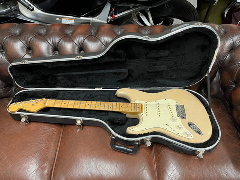Fender USA Stratocaster Custom Build Fat 50's White Blonde Lefty 1999