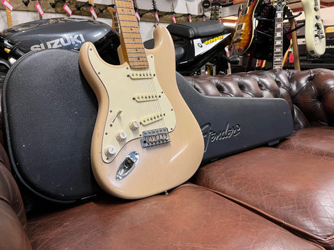 Fender USA Stratocaster Custom Build Fat 50's White Blonde Lefty 1999