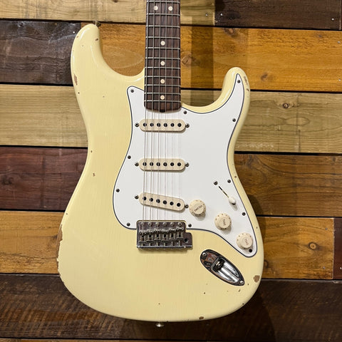 Fender Custom Shop 63 Stratocaster Aged White Relic RW