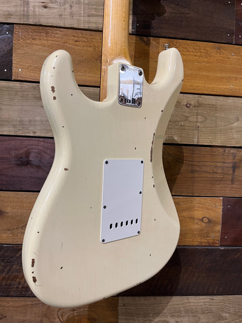 Fender Custom Shop 63 Stratocaster Aged White Relic RW