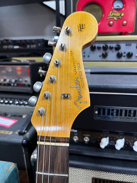 Fender Custom Shop 63 Stratocaster Aged White Relic RW