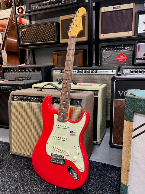 Fender Stratocaster Mark Knopfler Hot Rod Red 2011 Mint!!