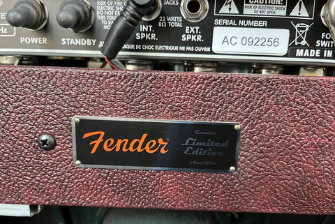 Fender FSR `65 Deluxe Reverb "Bordeaux Blues" Wine AB763 Limited 2012