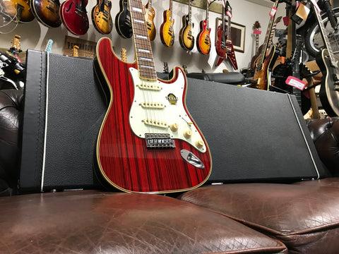 Fender MIJ ST68-HO '68 Reissue Stratocaster Trans Red 2002 RARE!