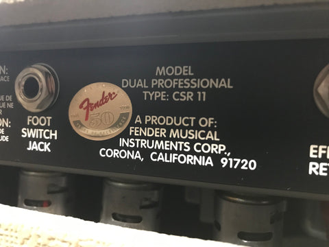 Fender Custom Shop Dual Professional 100 Watt 2x12” 1996