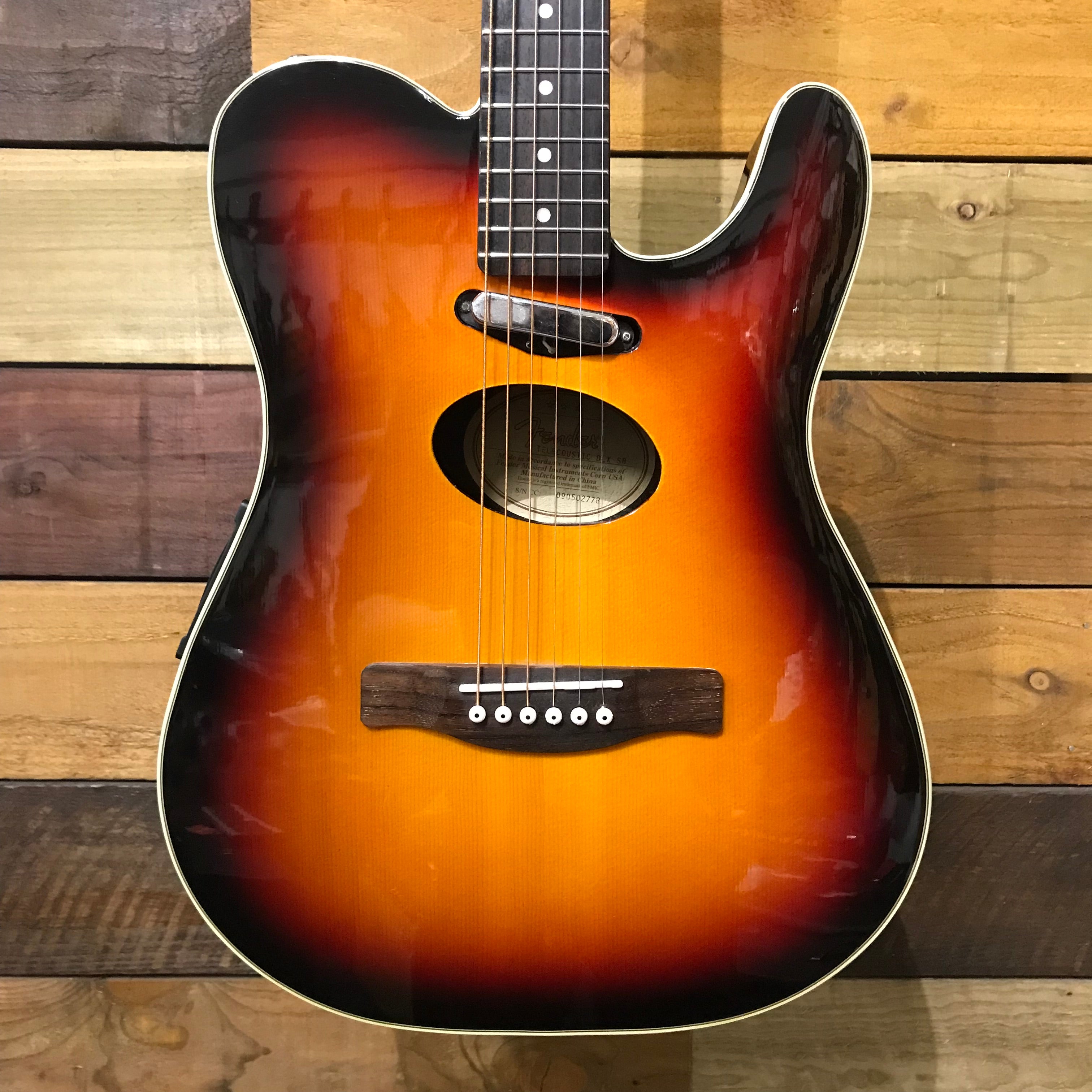 Fender Telecoustic Deluxe - Sunburst | Sweetwater