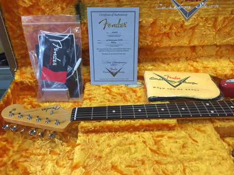 Fender 59 Stratocaster Custom Shop NOS Fiesta Red Rosewood board 2016