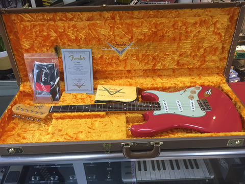Fender 59 Stratocaster Custom Shop NOS Fiesta Red Rosewood board 2016