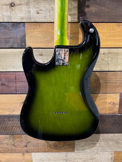 Burns Club Series Double Six 12 String Green Burst with Burns hard case