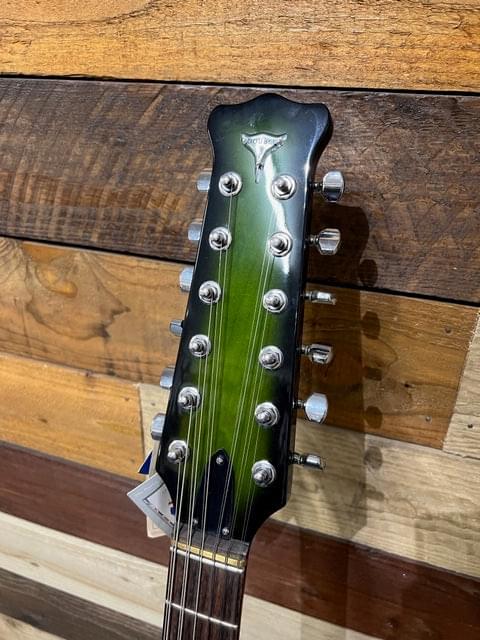 Burns Club Series Double Six 12 String Green Burst with Burns hard case
