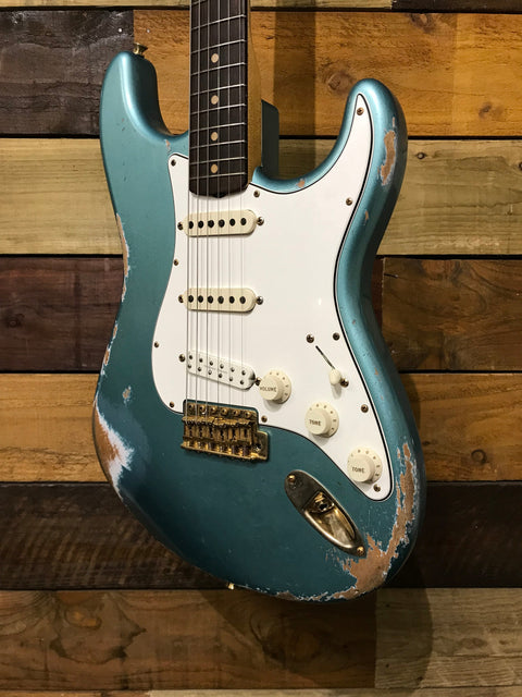 Fender Custom Shop 61 Stratocaster Teal Heavy Relic 2021