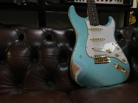 Fender Custom Shop 61 Stratocaster Teal Heavy Relic 2021