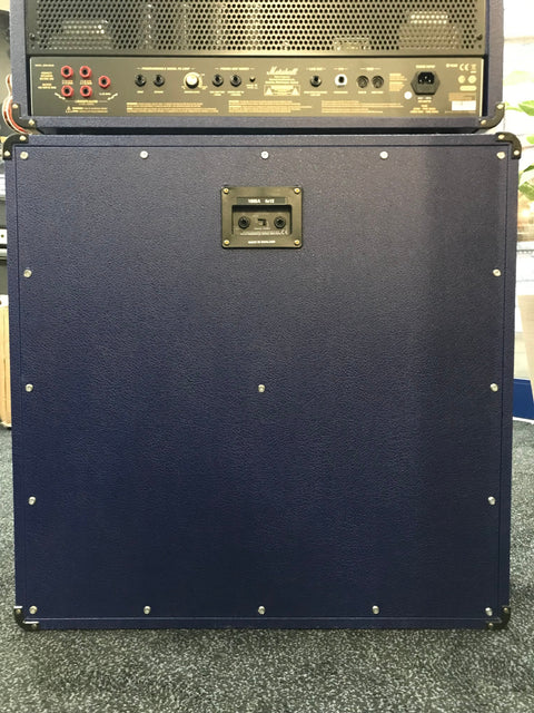 Marshall Limited Edition JVM 410JSB and 1960AJSB Joe Satriani Blue Half Stack