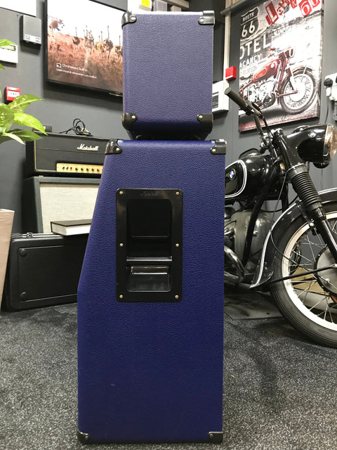 Marshall Limited Edition JVM 410JSB and 1960AJSB Joe Satriani Blue Half Stack