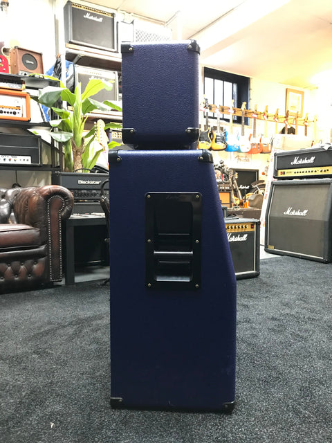 Marshall Limited Edition JVM 410JSB and 1960AJSB Joe Satriani Blue Half Stack